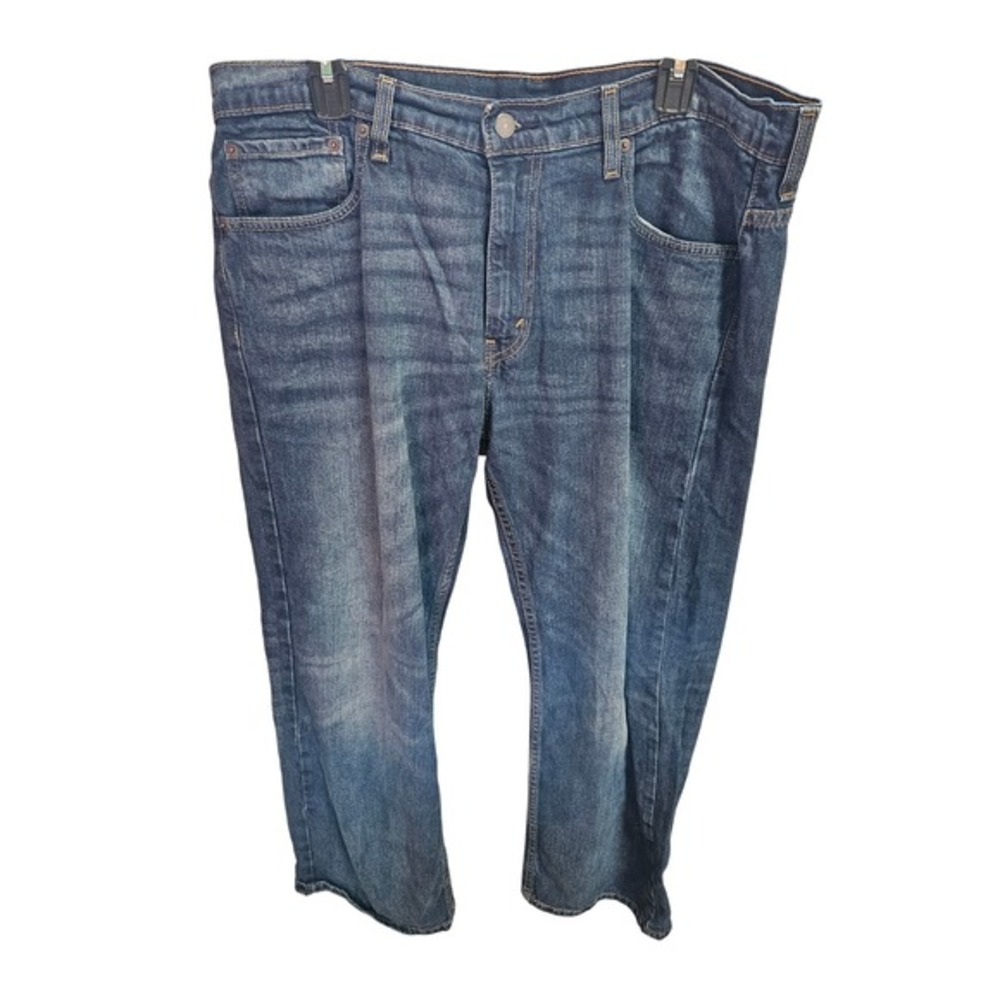 Levi's 569 Loose Straight Fit Waterless Jeans‎ W34 L30 Dark Wash Denim